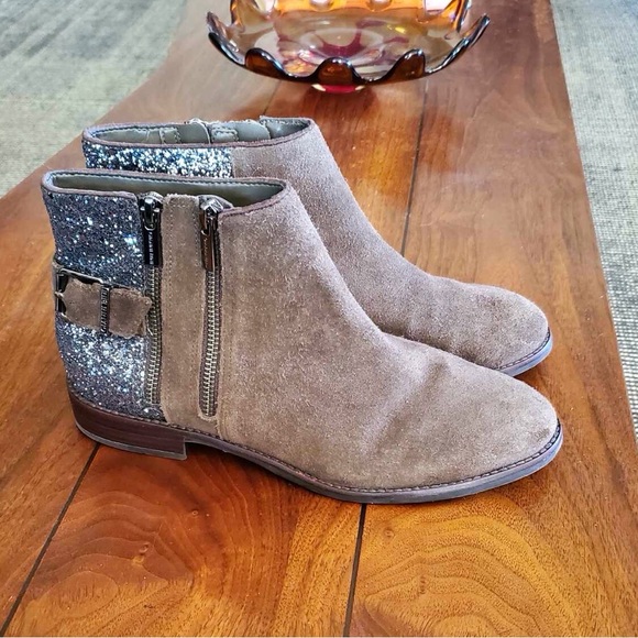 Gianni Bini Macke Suede Boot Brown Size 8.5 - Picture 6 of 11